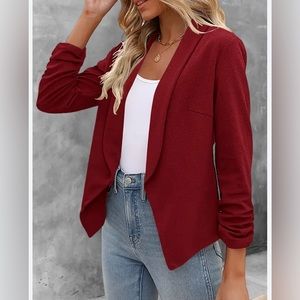 Blazer Jackets for Women 
Occasion:perfect for work office or casual Color Vine